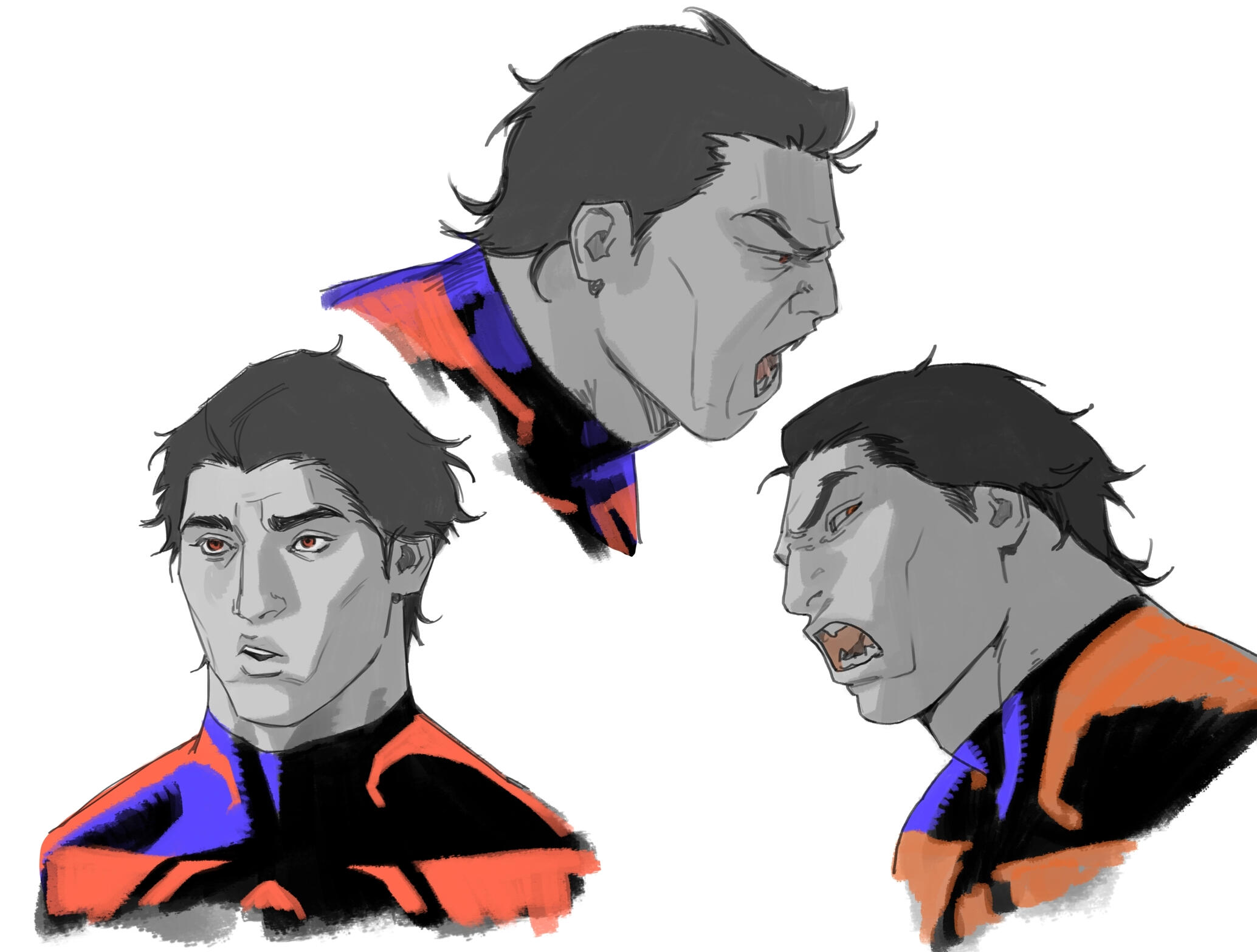 chara designs concept art